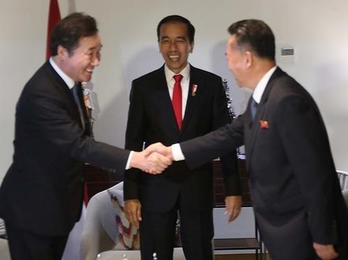 نخست وزیر کره جنوبی با مقام ارشد کره شمالی در اندونزی دیدار کرد
