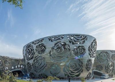 طراحی نمای اولین موزه گل رز از گروه معماری NEXT