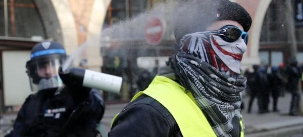پلیس فرانسه برگزاری تظاهرات جلیقه زردها را ممنوع گفت