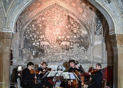 کوارتت لایپزیک هنرمندان آلمانی در حمام تاریخی شیراز