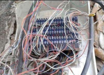 سرقت کابل های مخابرات موجب قطعی تلفن شهرک خزایی اسدآباد شد