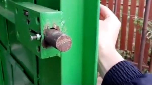 ساختن قفل ضد سرقت برای در آهنی