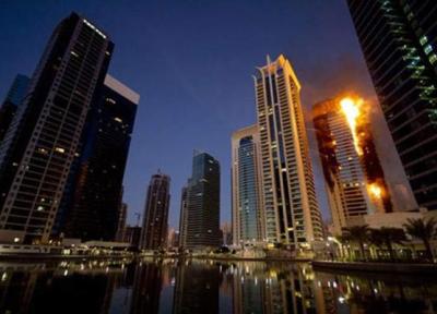 تور دبی ارزان: آتش سوزی در یک برج مسکونی در امارات